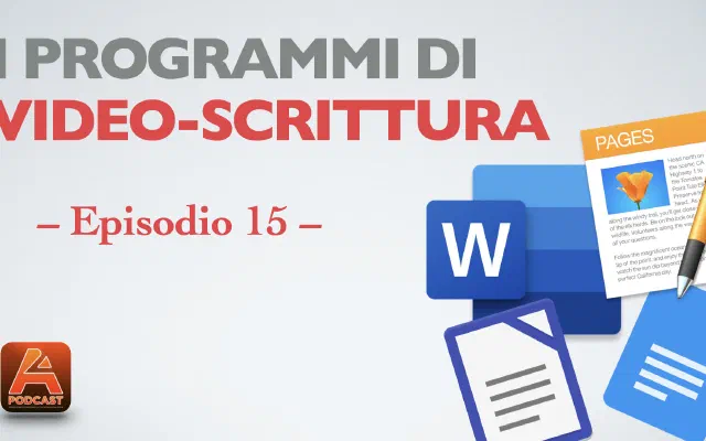15. i programmi di video-scrittura