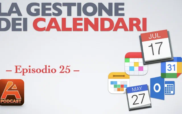 25. La gestione dei calendari
