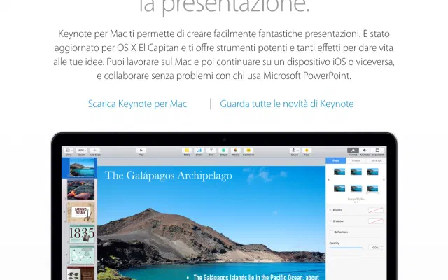 Storia Apple: com'è nato Keynote