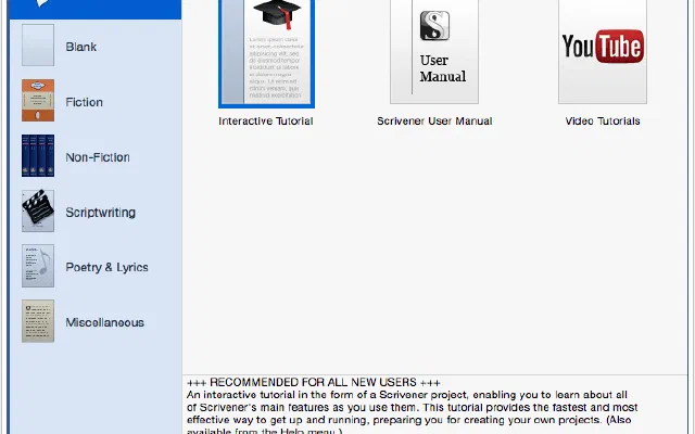 Introduzione a Scrivener