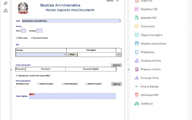 Processo Amministrativo Telematico (PAT) come si esegue un deposito