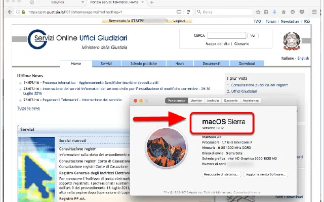 PCT e macOS Sierra GM: compatibilità chiavette USB e problemi con lettore smartcard