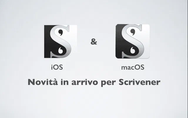 Novità in arrivo per Scrivener