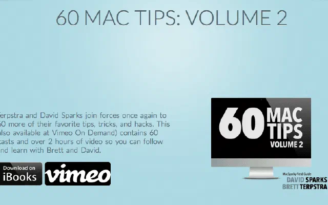 60 Mac Tips vol. 2 ed aggiornamenti vari …