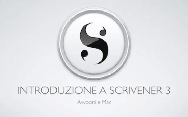 Webinar su Scrivener 3