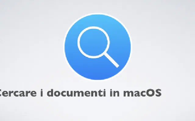 Cercare i documenti in macOS
