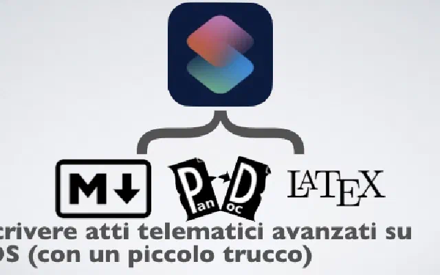 Scrivere atti telematici avanzati su iOS (con un piccolo trucco)