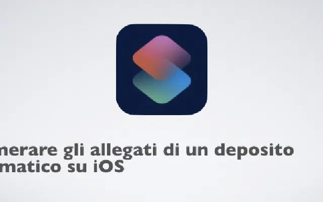 Numerare gli allegati di un deposito telematico su iOS