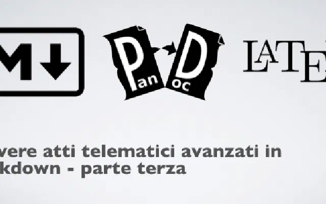 Aggiungere il “dialetto” di LaTeX ad un atto telematico