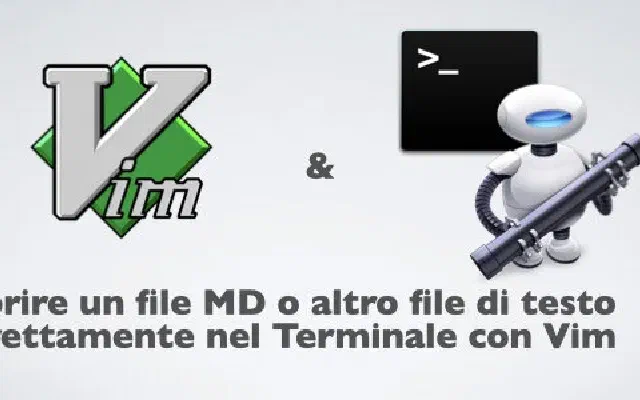 Aprire un file .MD o altro file di testo direttamente nel Terminale con Vim