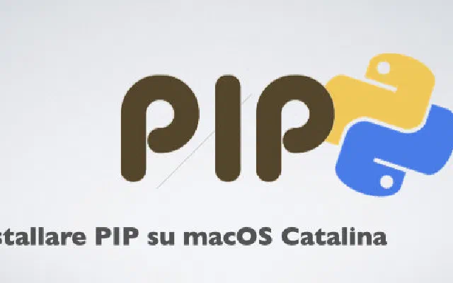 Installare pip su macOS Catalina