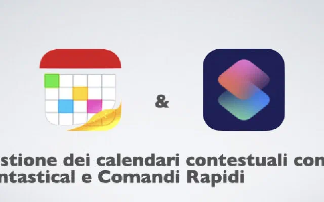 Gestione i calendari contestuali con Fantastical e Comandi Rapidi