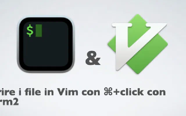 Aprire un file direttamente in Vim con ⌘+click in iTerm2