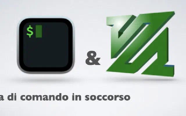Riga di comando in soccorso