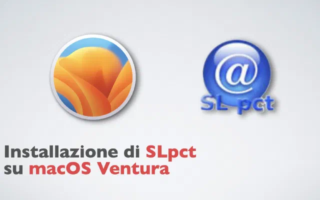 Installazione di SLpct su macOS Ventura