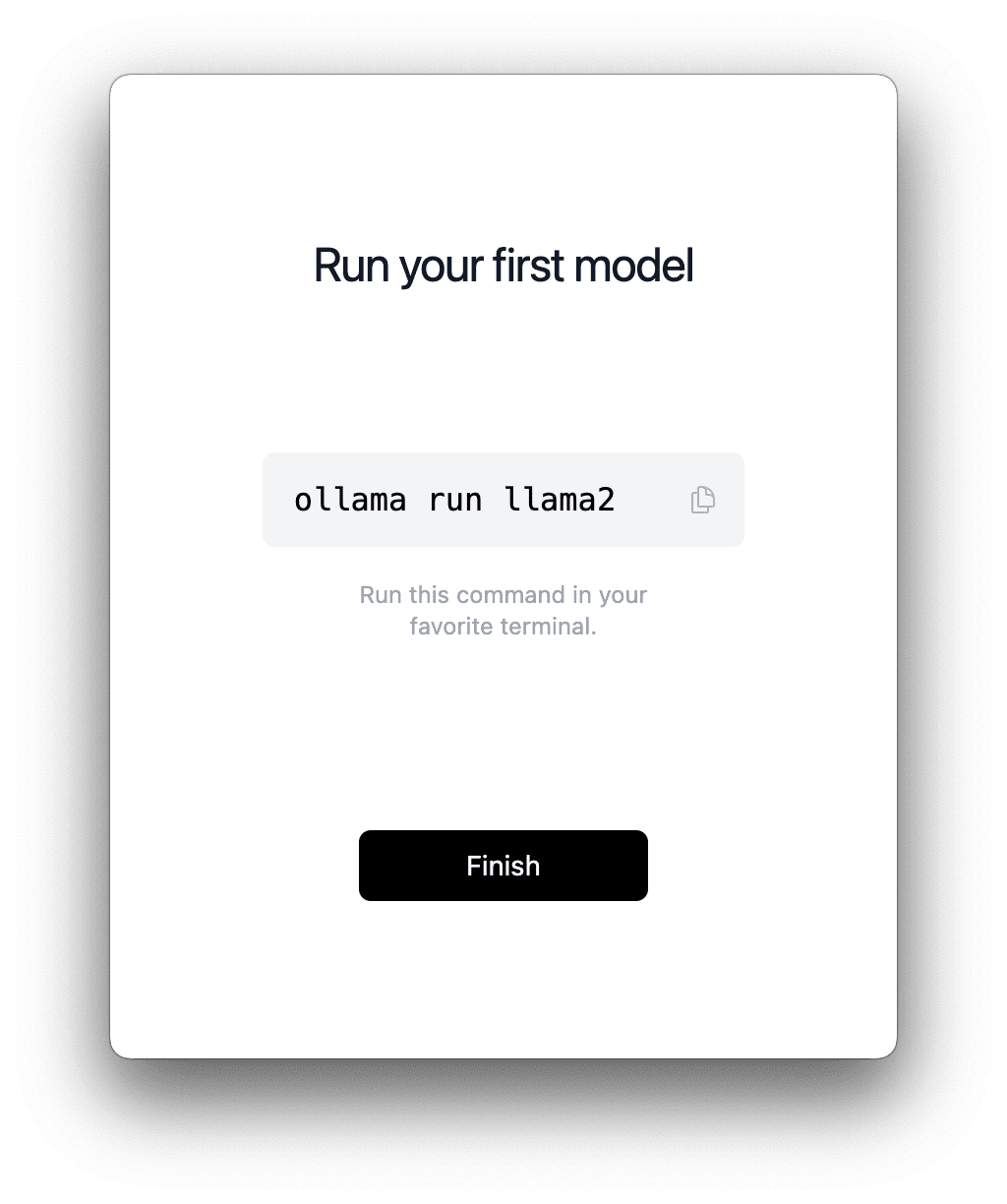 Ultimazione installazione Ollama e suggerimento su come installare il primo LLM sul nostro Mac