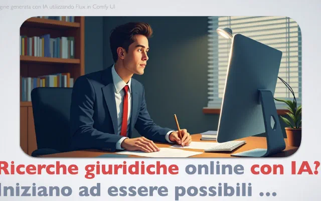 Ricerche giuridiche online con IA? Iniziano ad essere possibili