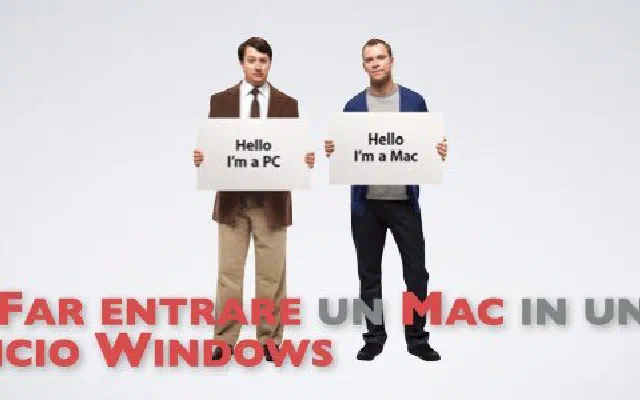47. Far entrare un Mac in un ufficio Windows