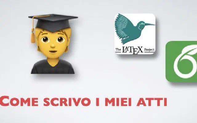59. Come scrivo i miei atti con Overleaf e LaTeX