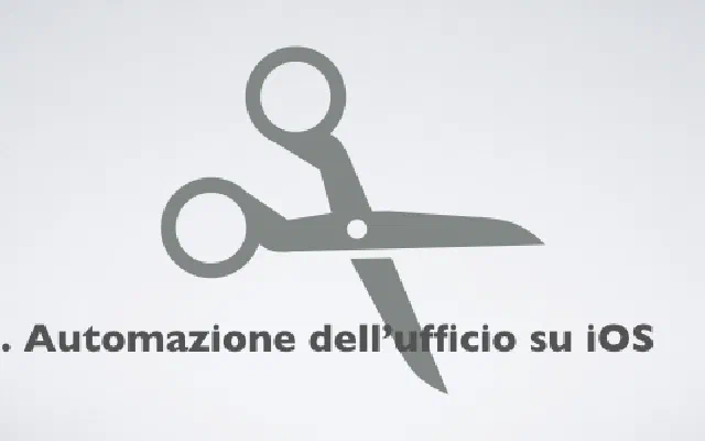 6. Automazione dell'ufficio su iOS